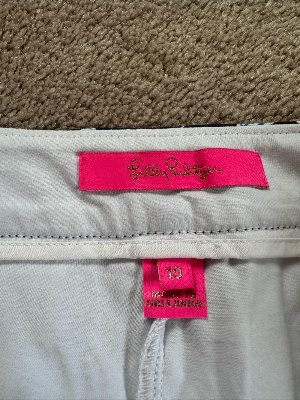 Lilly Pulitzer Colette Knit Skort Low Tide Navy Sails & Stripes Size 10 - Picture 10 of 12